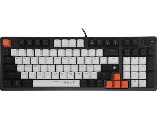 Клавиатура проводная игровая DEFENDER Hawk GK-418 черный